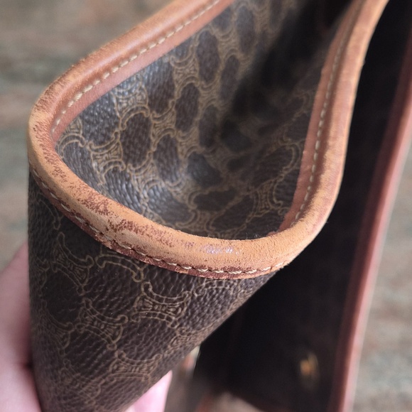 Vintage Celine Macadam Clutch or Crossbody - Picture 12 of 16